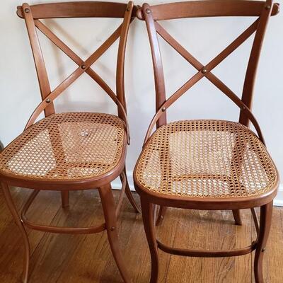 4 Farmhouse chairs cross back