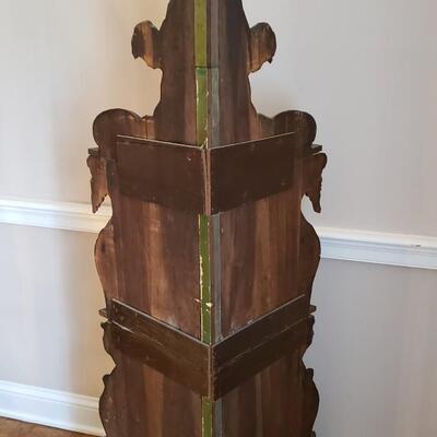Antique Corner shelf with amazing carvings!