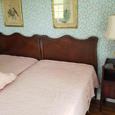 Pair of Vintage Twin beds circa 1940's