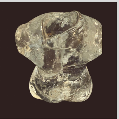 Mini Male Glass Torso by Mitchell Gaudet - 6"