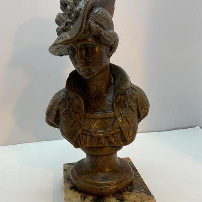 Very Heavy metal bust of a woman