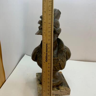 Very Heavy metal bust of a woman