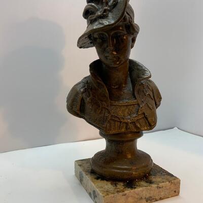 Very Heavy metal bust of a woman