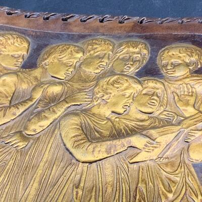 Leather book cover/ gothic