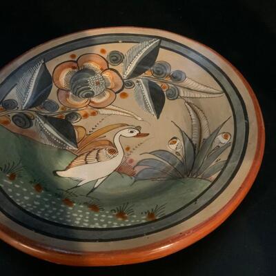 Tonala plate and small vases