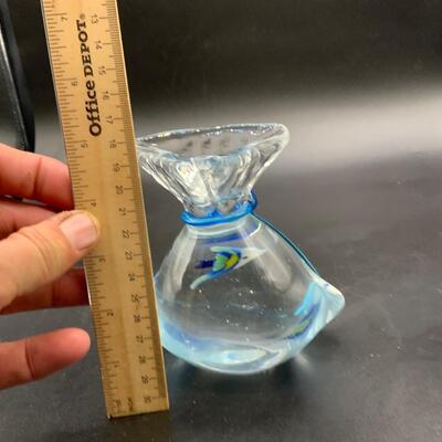 Handblown Glass Fish paper weight