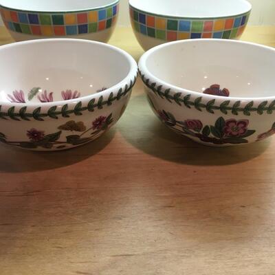 Assorted ceramic bowls
