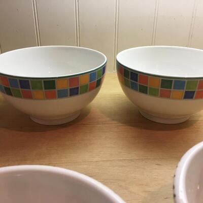 Assorted ceramic bowls