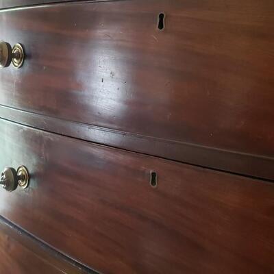 6 foot tall antique dresser Chest on Chest amazing drawer pulls