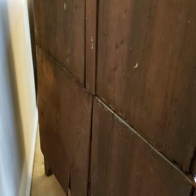 6 foot tall antique dresser Chest on Chest amazing drawer pulls