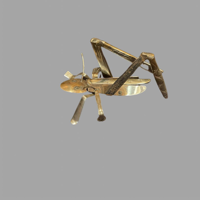 Grasshopper Spoon Art by Local Zachary Jacobs - signed - 8 x 6