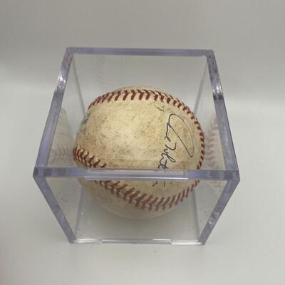-96- Signed Baseball | Paul Molitor And Chris Boise