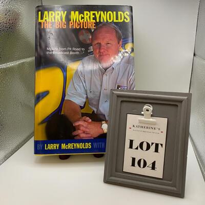 -104- Larry McReynolds | Signed Book