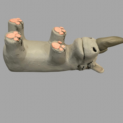 Marconi Rhino Sculpture - 6" - Signed and Numbered
