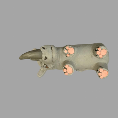 Marconi Rhino Sculpture - 6" - Signed and Numbered