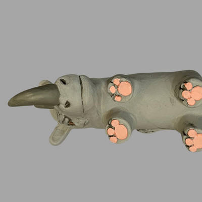 Marconi Rhino Sculpture - 6" - Signed and Numbered