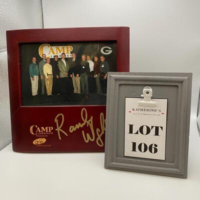 -106- Packers Randy Wright | Framed And Signed Photo