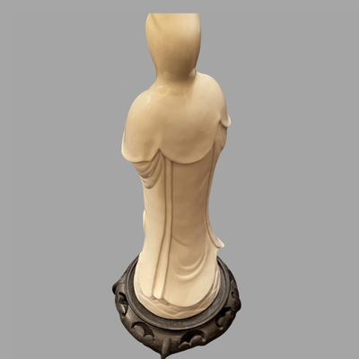 Porcelain Sculpture of Guanyin - 15"