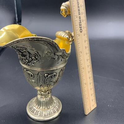 Ornate Silver and Gold Goblet