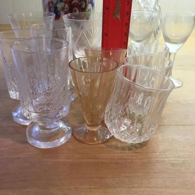 Decanters and tiny glasses