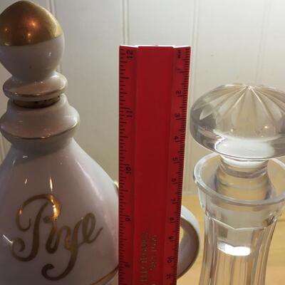 Decanters and tiny glasses