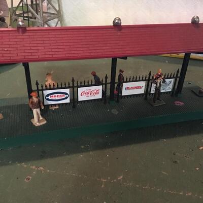 Train waiting platforms