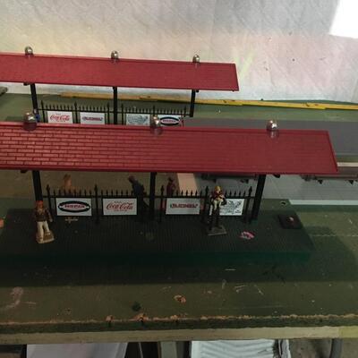 Train waiting platforms