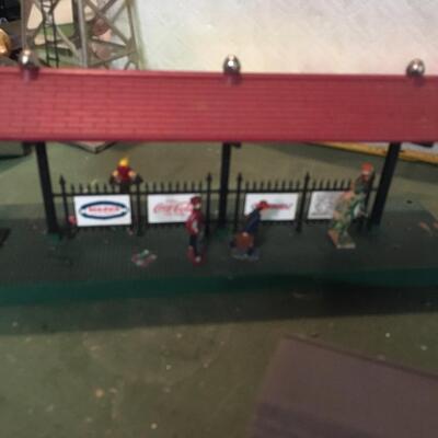 Train waiting platforms