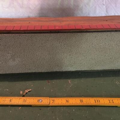 Vintage barn scene for train