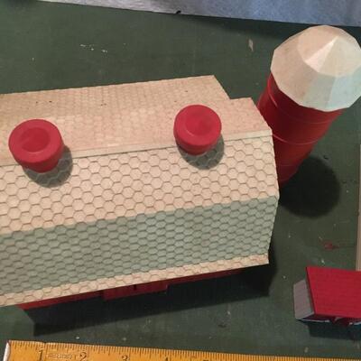 Farm buildings for Train Set