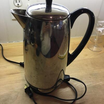Vintage farberware percolator