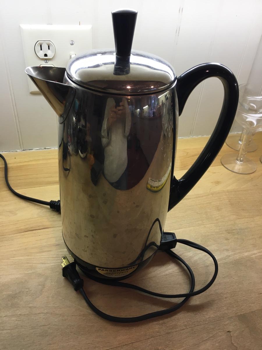 Vintage farberware percolator