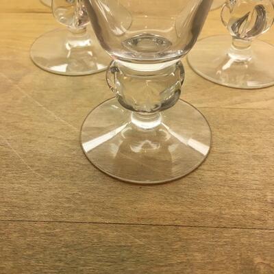 Glass stemware