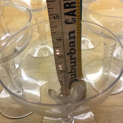 Vintage champagne glasses