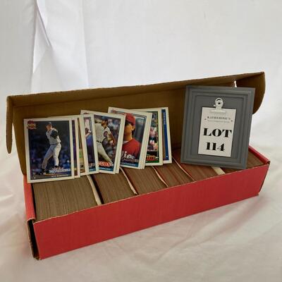 -114- Baseball Cards | 1991 Topps Box