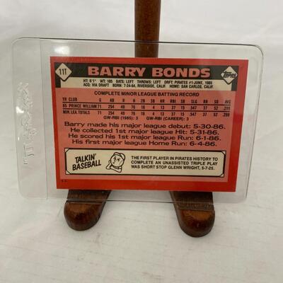-132- Barry Bonds | Pirates Baseball Card