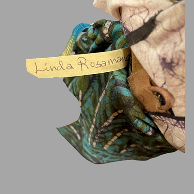 Linda Rosamanao Mixed Media Indian Woman - 14"