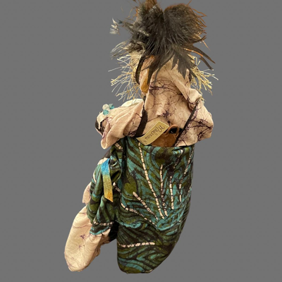 Linda Rosamanao Mixed Media Indian Woman - 14"