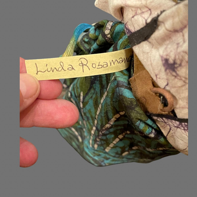Linda Rosamanao Mixed Media Indian Woman - 14"