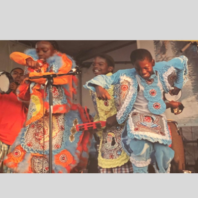 Wrapped Canvas Picture of Jerry Moran Photo  of Monk Boudreauxâ€s grandsons at Jazz Fest. 24 x 30