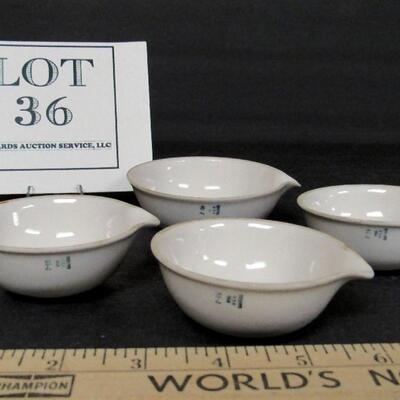 Vintage Coors Co Beer Brewery Lab/Testing Bowls