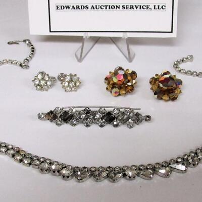Vintage Rhinestone Jewlery Lot