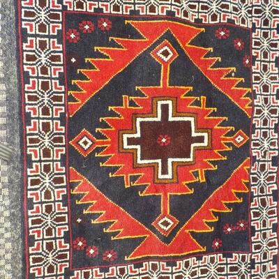 Southwest Navajo area rug.36 x 54. Hand made.