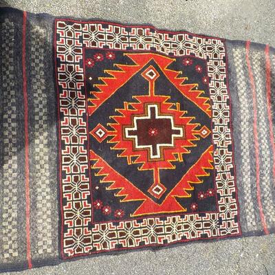 Southwest Navajo area rug.36 x 54. Hand made.
