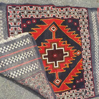 Southwest Navajo area rug.36 x 54. Hand made.