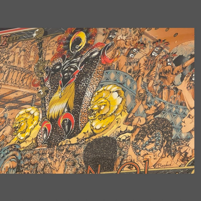 1994 Original Zulu Print - The Ambassador - Framed, Signed and Numbered