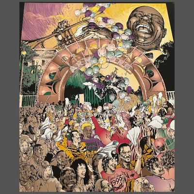 1999 10th Anniversary Special Edition Original Print Honoring the Anniversary of "Satchmo's" Reign - Signed and Numbered