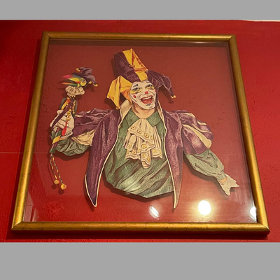 Framed David Pelietier Jester - 28 x 24