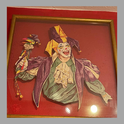 Framed David Pelietier Jester - 28 x 24