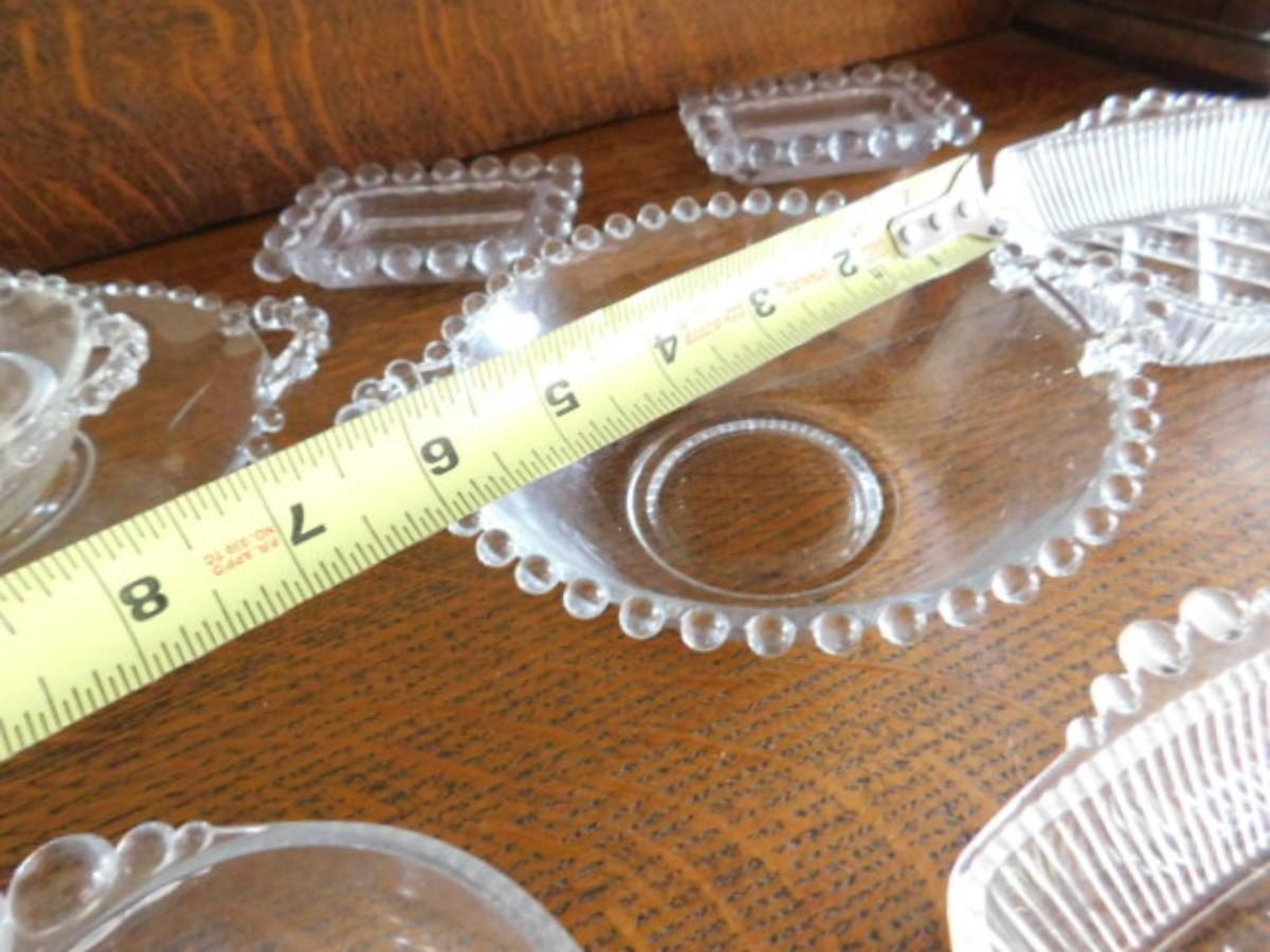 Collection of Beaded Edge Glassware